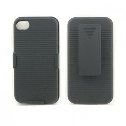 Holster Combo Case for iPhone 4S / 4 (Black)